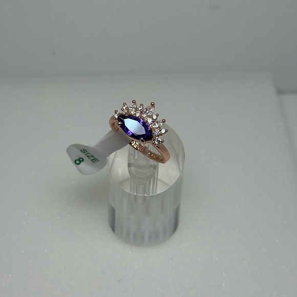 Ring purple topaz size 8 - Picture 4 of 4
